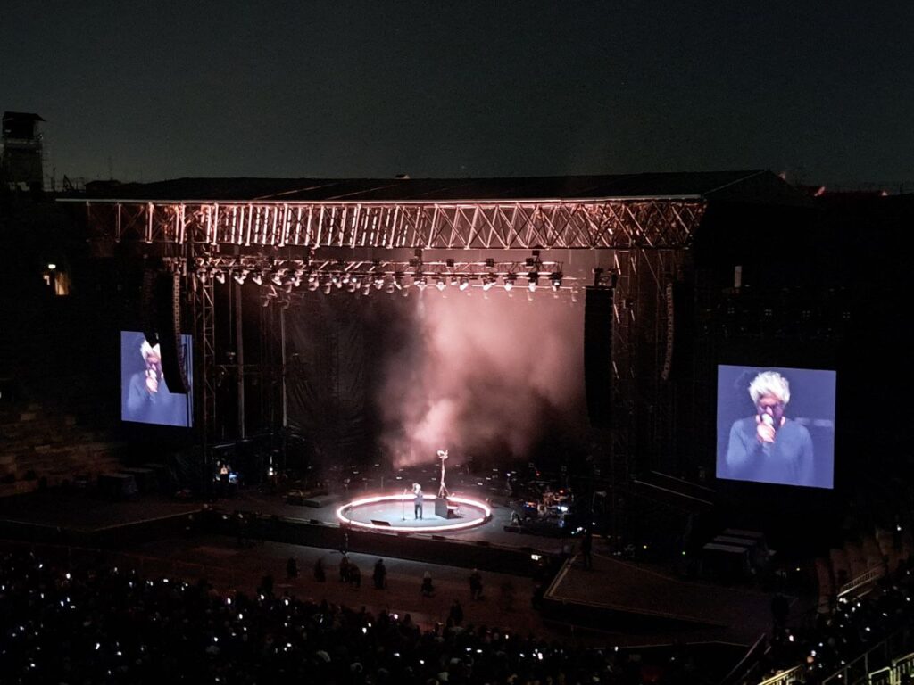 Niccolò Fabi 25 anni di carriera Arena di Verona foto Giuseppe Fraccalvieri