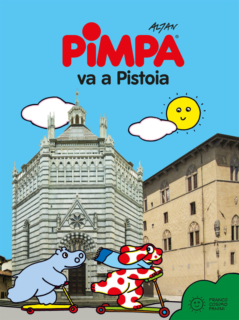 La copertina del volume Pimpa va a Pistoia