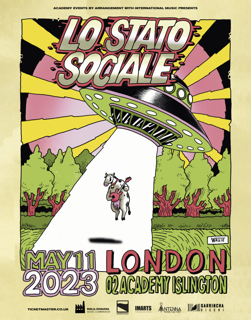 tour anteprima Stato Sociale Lo Live in London
