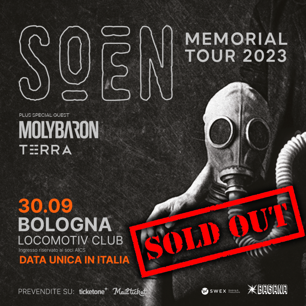 SOEN Quadra Bologna Memorial Tour 2023