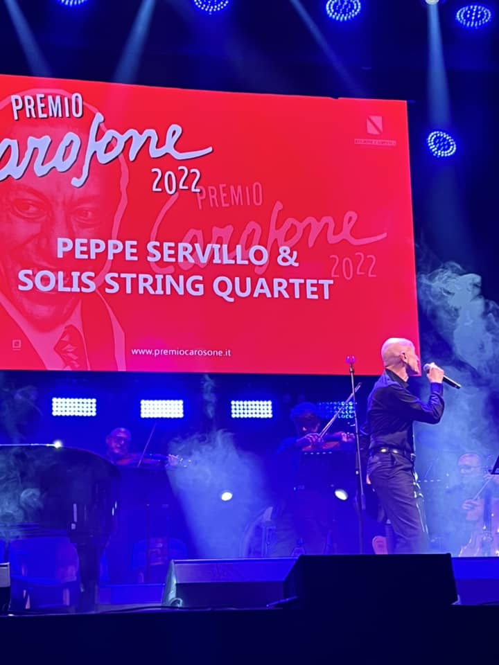 Peppe Servillo & Solis String Quartet Premio Carosone 2023