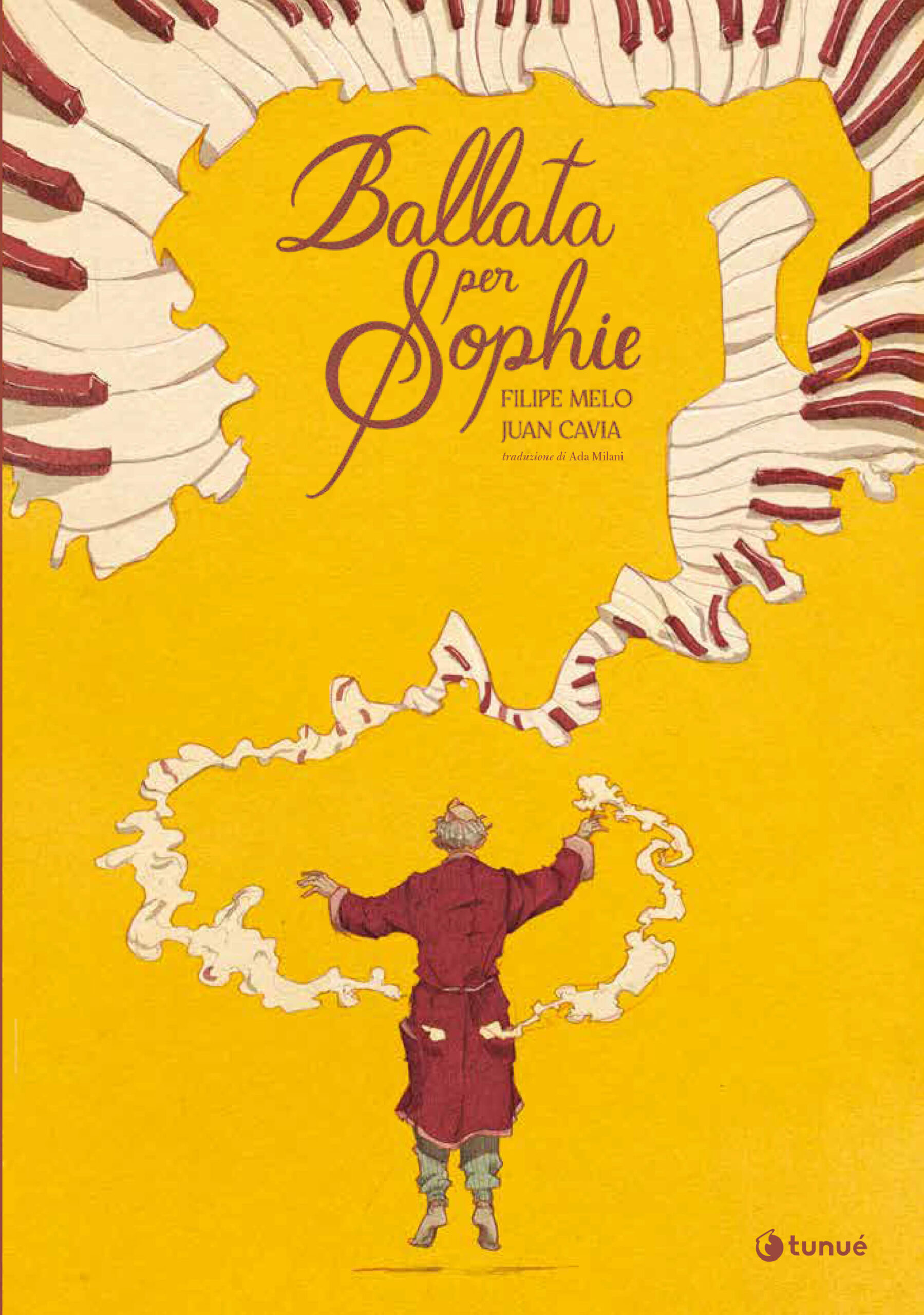 la cover del graphic novel Ballata per Sophie, di Filipe Melo e Juan Cavia, edito da Tunué (2024)