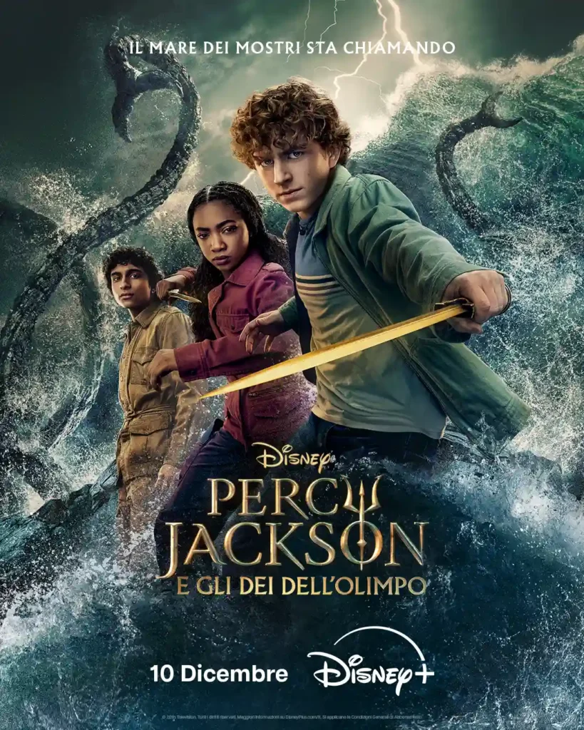 il poster della serie TV Percy Jackson e gli dei dell’Olimpo, seconda stagione