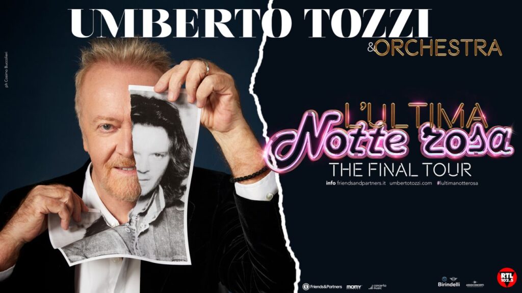 Umberto Tozzi The Final Tour l'ultima notte rosa
