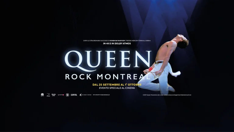 il banner di Queen Rock Montreal, il film concerto
