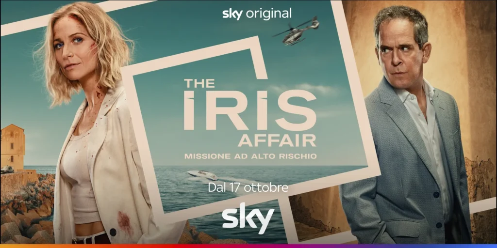Key Visual per The Iris Affair, la serie thriller