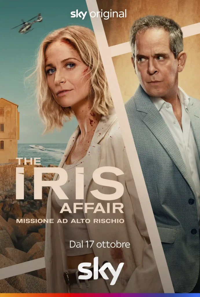 Key Visual per The Iris Affair, la serie thriller