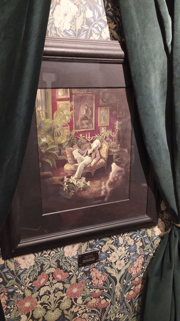 La mostra su Benjamin Lacombe. La casa editrice L'Ippocampo il suo adattamento del Ritratto di Dorian Gray. Foto di Camilla Rossini