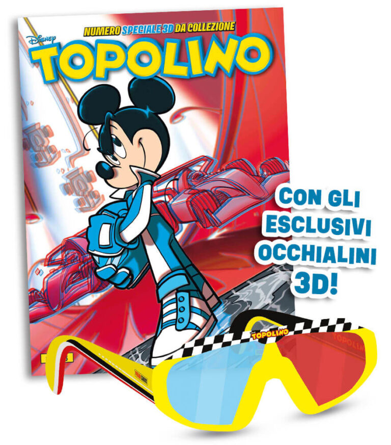 Fast Track Mickey: con il numero 3588, Topolino scende in pista! la cover di Topolino 3588