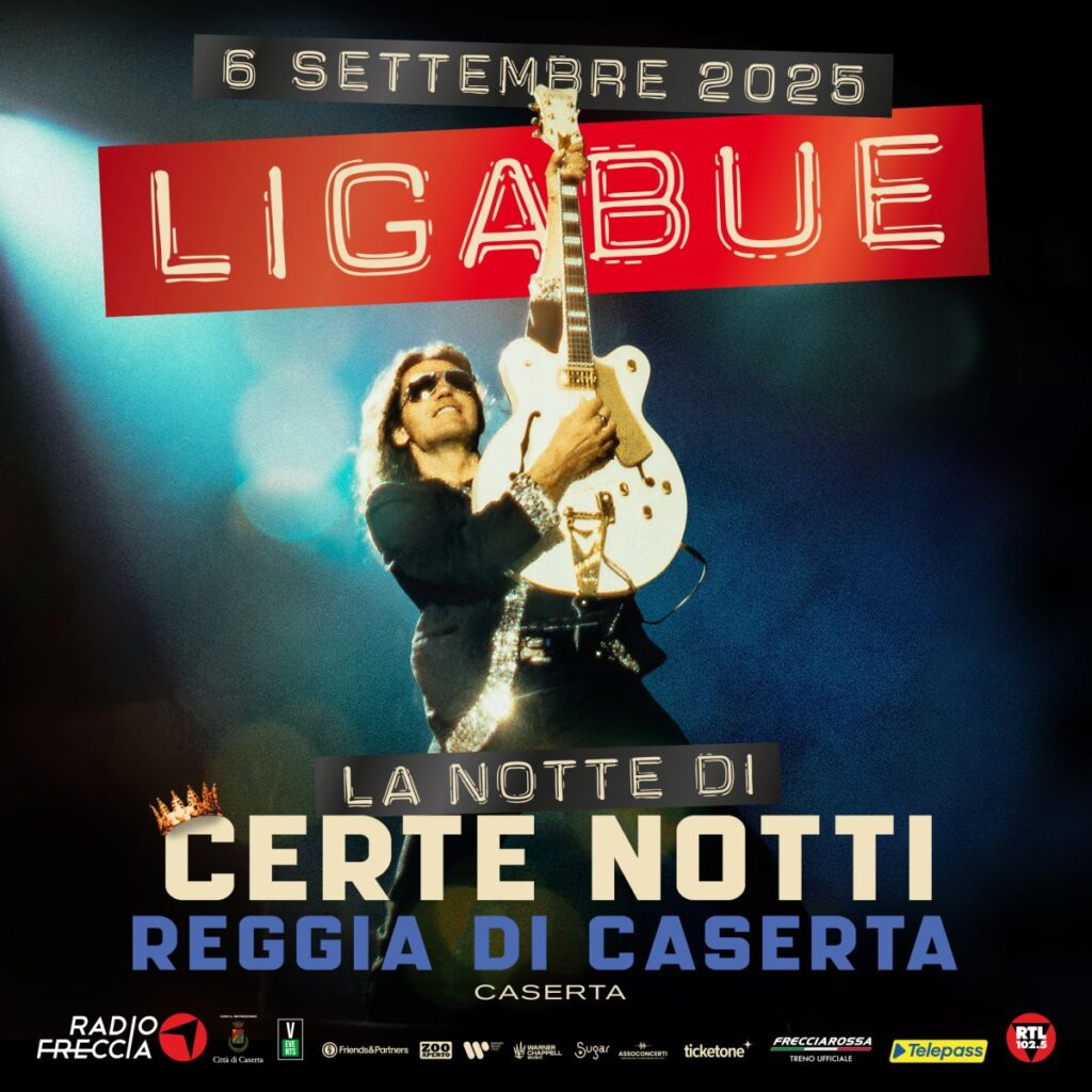Key Art per La notte di Certe Notti a Caserta, di Luciano Ligabue