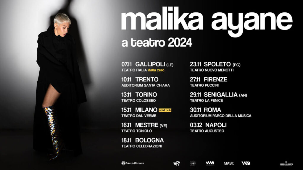 Malika Ayane a teatro 2024 le date del tour