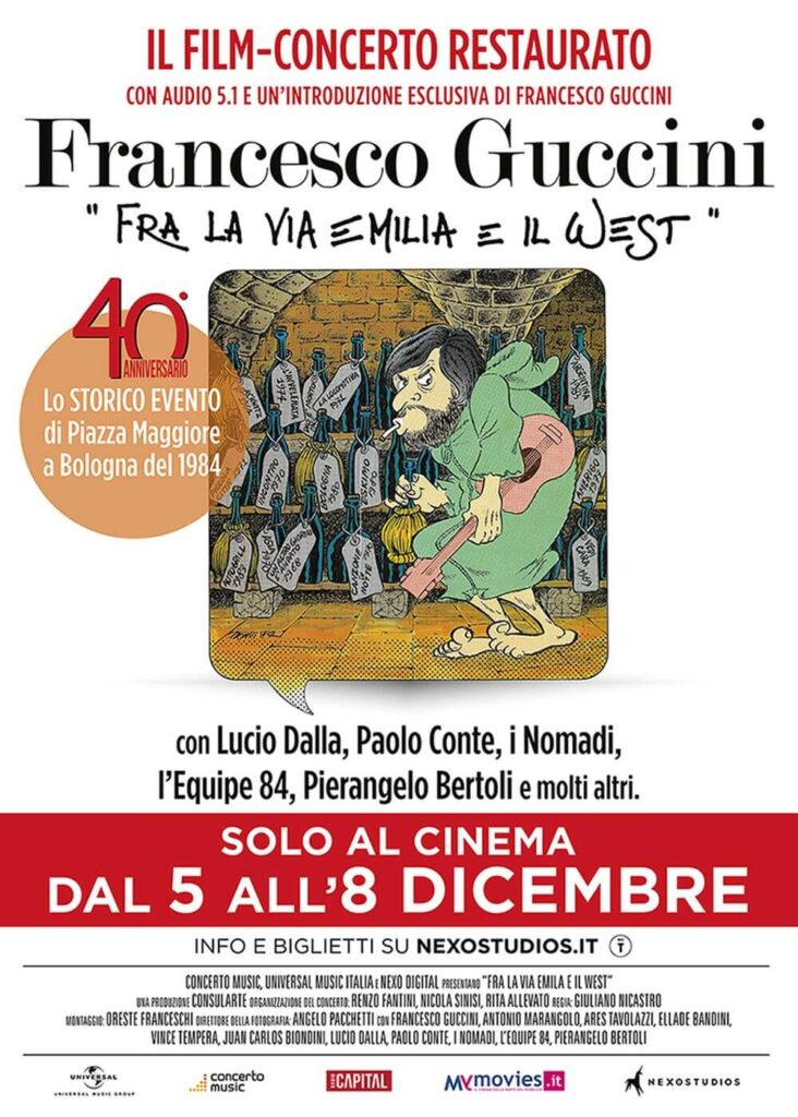 Francesco Guccini Fra la via Emilia e il West poster