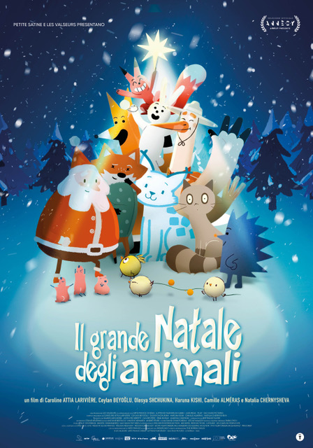 Il Grande Natale degli Animali, film di animazione manifesto