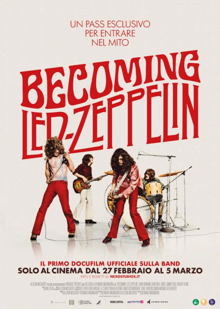 Becoming Led Zeppelin, documentario di Bernard MacMahon poster