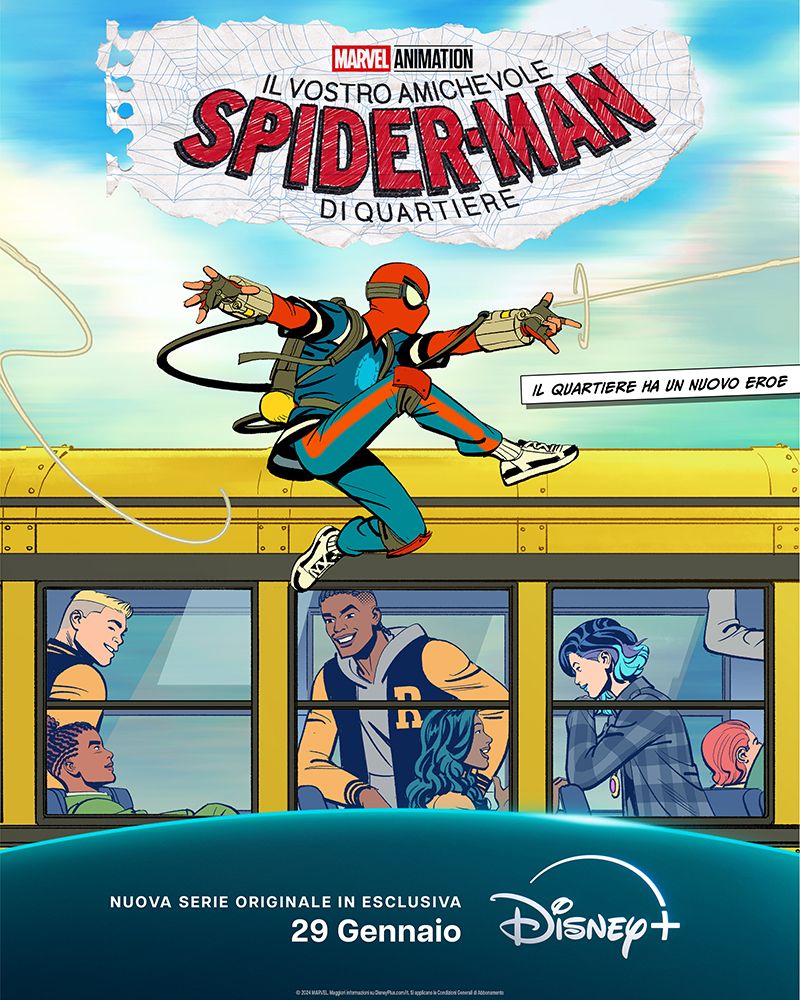 Il Vostro Amichevole Spider-Man di quartiere, la serie animata Key Art