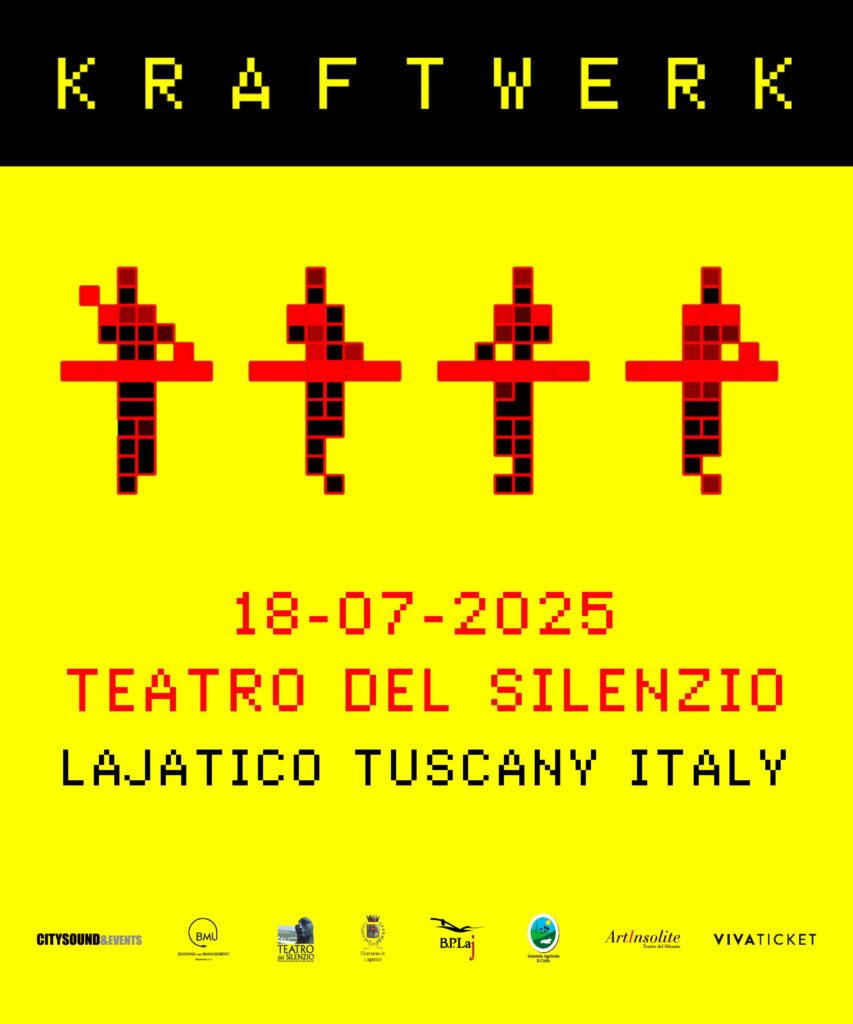 Kraftwerk Italia 18 luglio Teatro del Silenzio di Lajatico (Pisa)