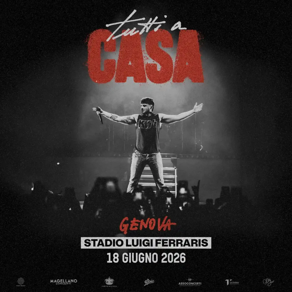 la locandina di TUTTI A CASA - GENOVA STADIO LUIGI FERRARIS