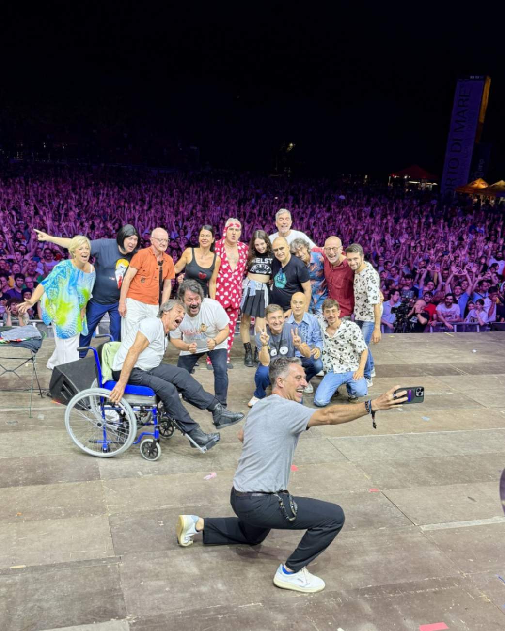 immagine dal palco del Concertozzo 2025