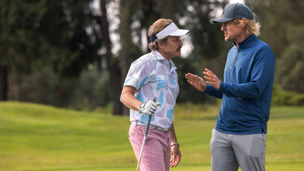 Rob Benedict e Owen Wilson in una scena dalla serie Stick