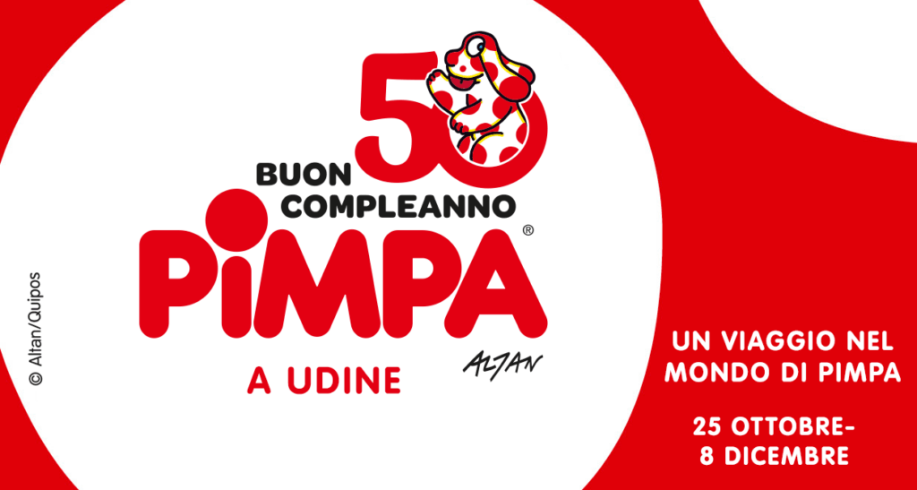 Buon compleanno, Pimpa! La mostra a Udine