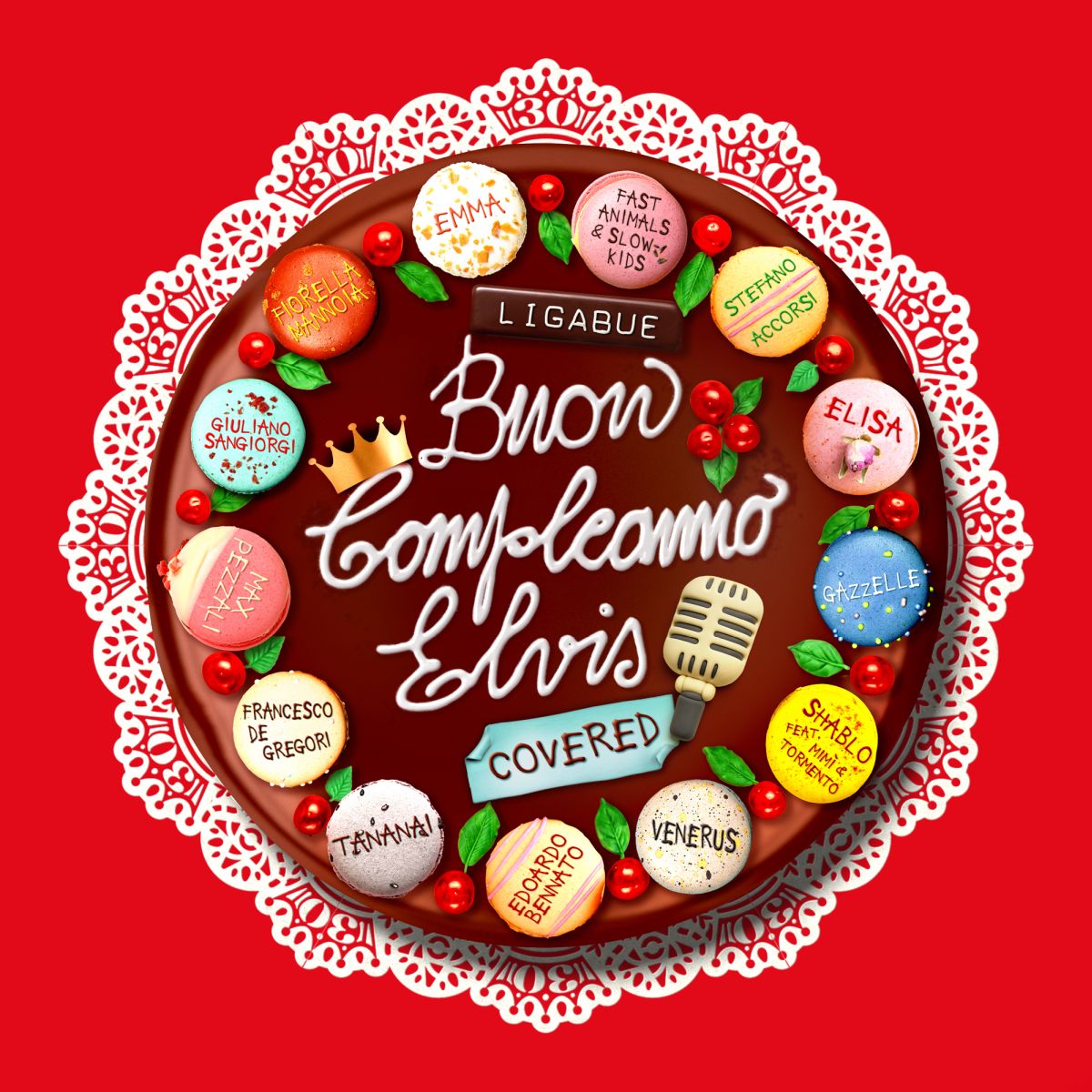 la cover di BUON COMPLEANNO ELVIS COVERED