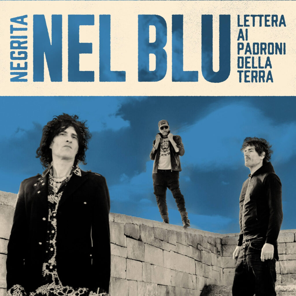 la cover del singolo di Negrita, Nel Blu (Lettera ai Padroni della Terra)