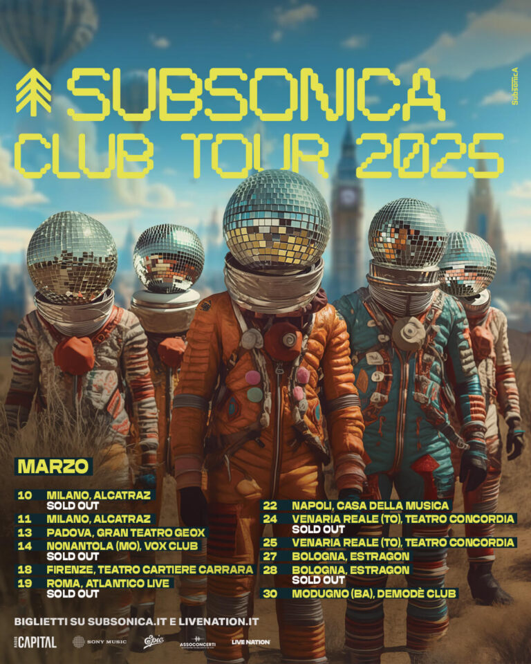Subsonica Club Tour 2025 Subsonica Club Tour 2025