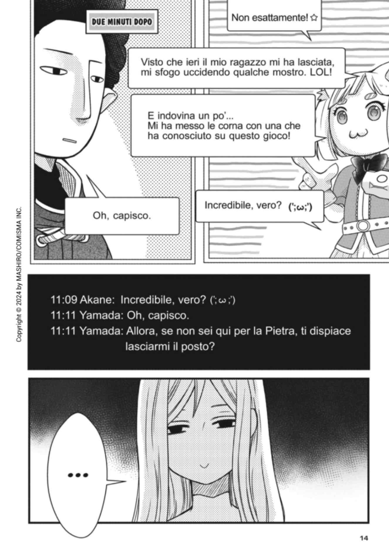 My Love Story with Yamada-kun at Lv999, manga di Mashiro - tavola 14