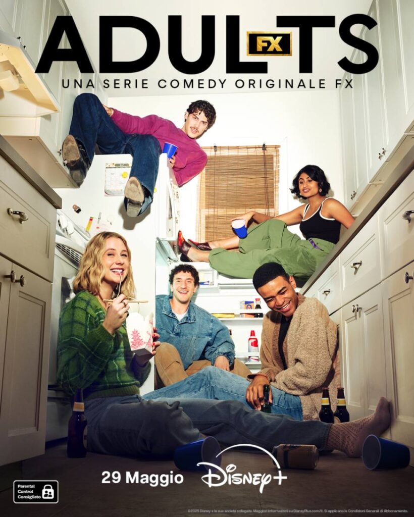 D+ Adults, la serie FX Key Art 4x5