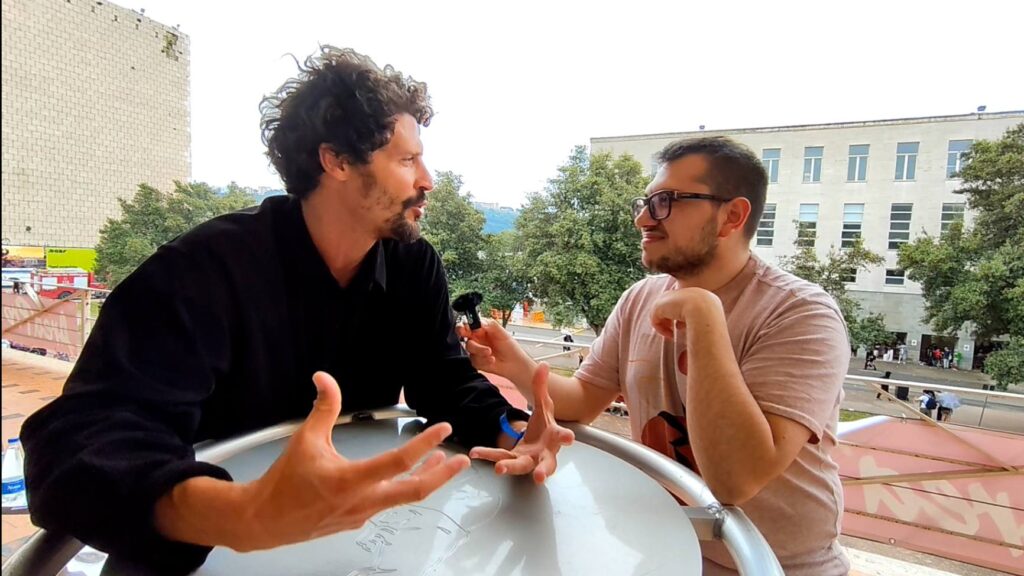 un momento dell'intervista
