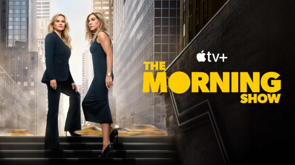 il banner della quarta stagione della serie TV The Morning Show