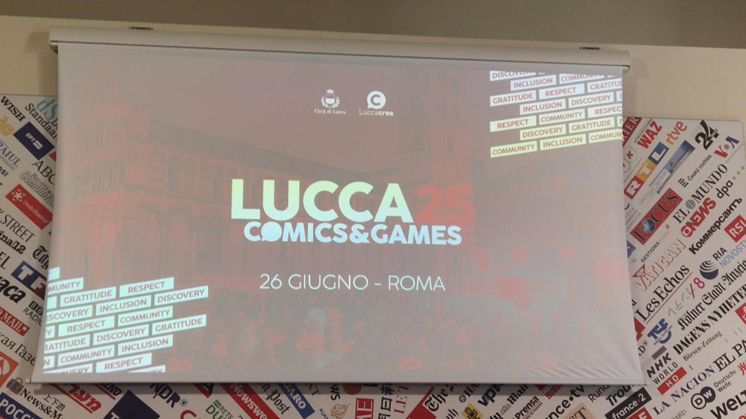 Lucca Comics & Games 2025: French Kiss presentazione del festival (26 giugno 2025), foto di Francesco Ariani
