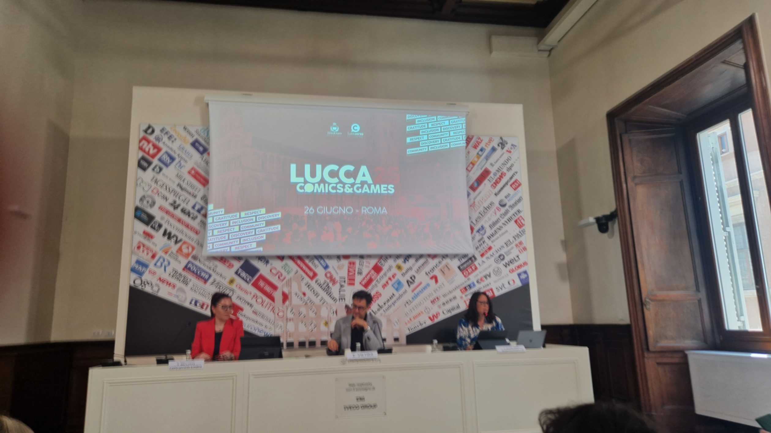 Lucca Comics & Games 2025: French Kiss presentazione del festival (26 giugno 2025), foto di Francesco Ariani
