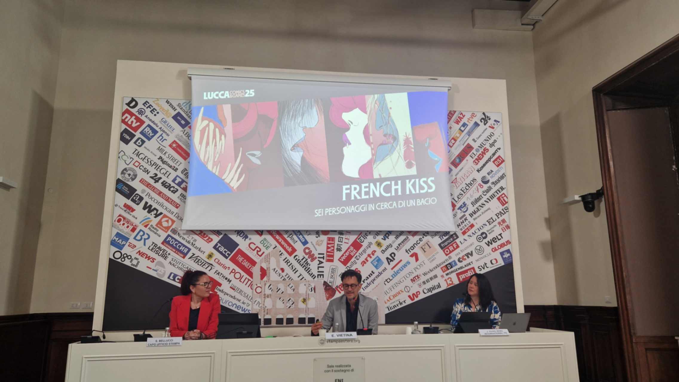 Lucca Comics & Games 2025: French Kiss presentazione del festival (26 giugno 2025), foto di Francesco Ariani