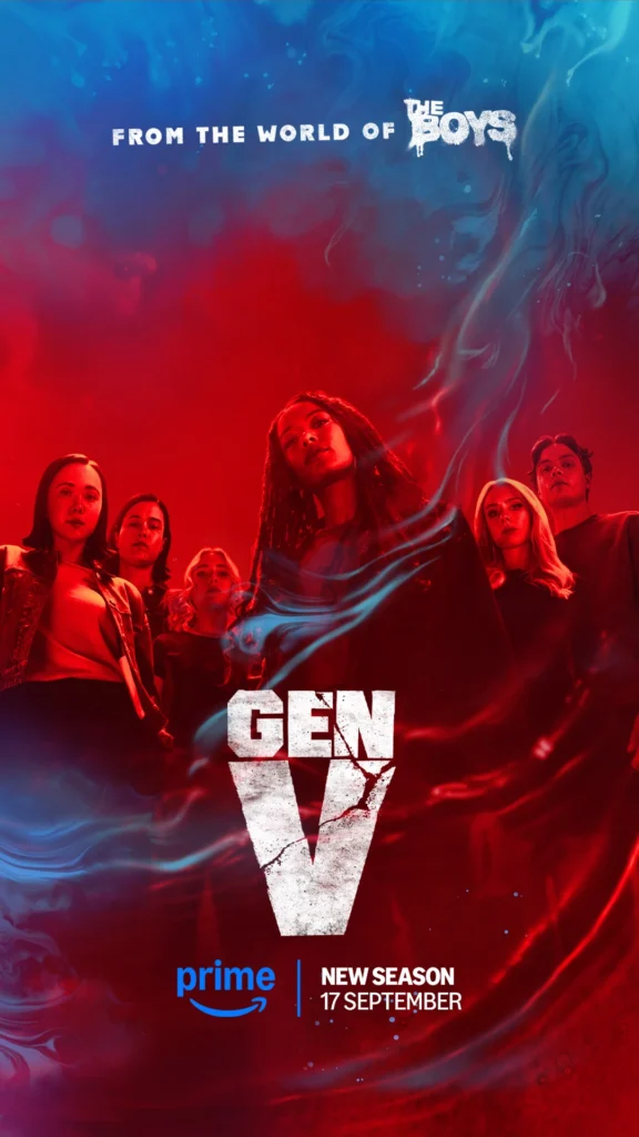 il secondo poster della serie Prime Video, Gen V, S2 - seconda stagione 