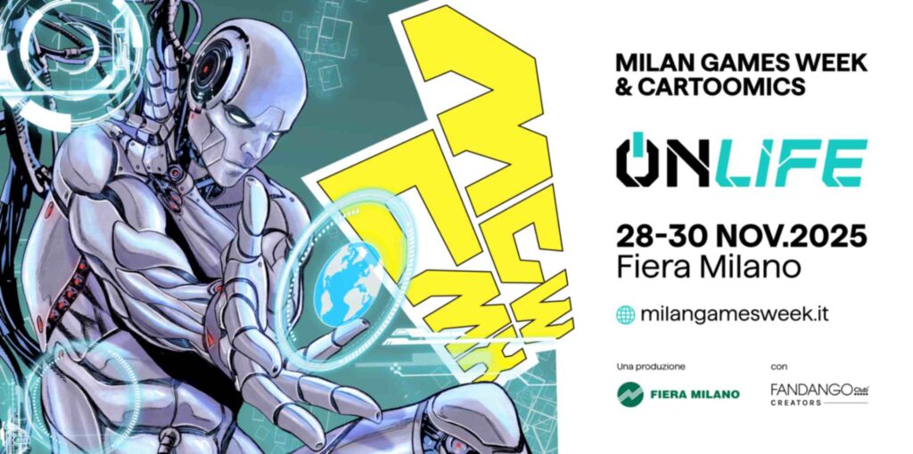 Milan Games Week & Cartoomics 2025 banner