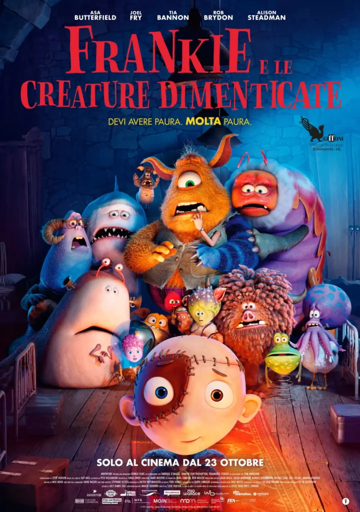 il poster di Frankie e le creature dimenticate (Stitch Head), film d'animazione