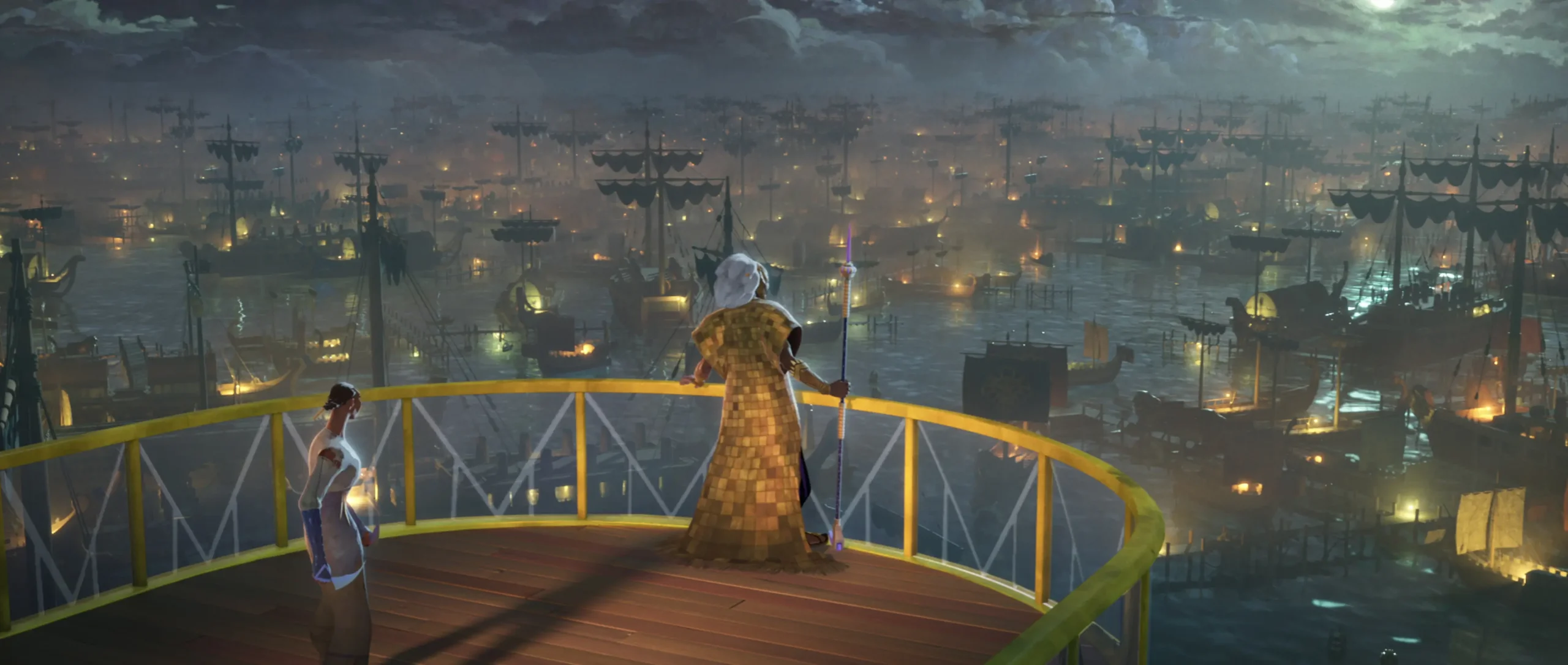 una scena da Eyes of Wakanda, la serie di animazione di Todd Harris
