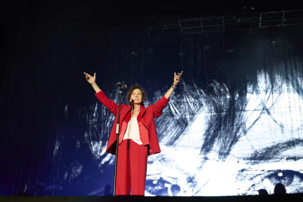 Gianna Nannini sul palco del Rheingau Musik Festival di Wiesbaden, il 21 luglio, per il tour Sei nell'anima - Festival European Leg 2025