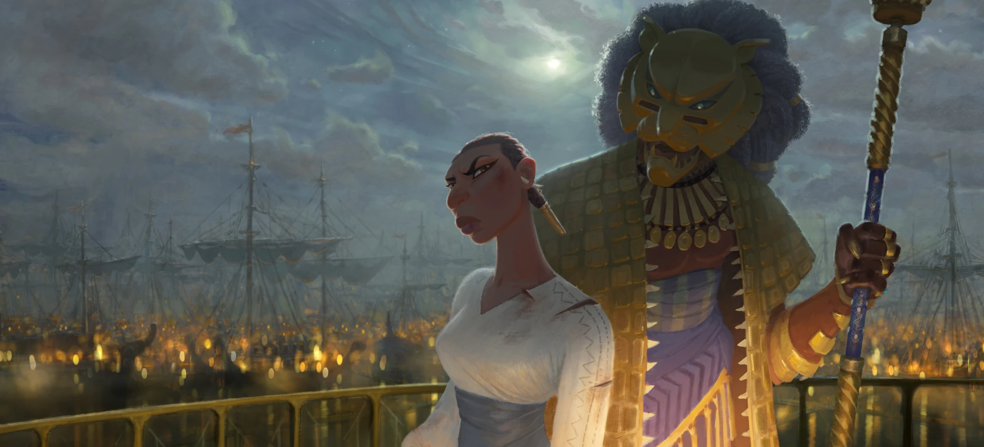 una scena da Eyes of Wakanda, la serie di animazione di Todd Harris