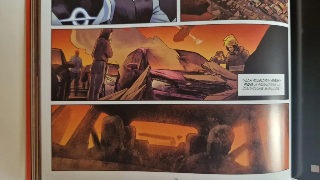 una tavola del fumetto