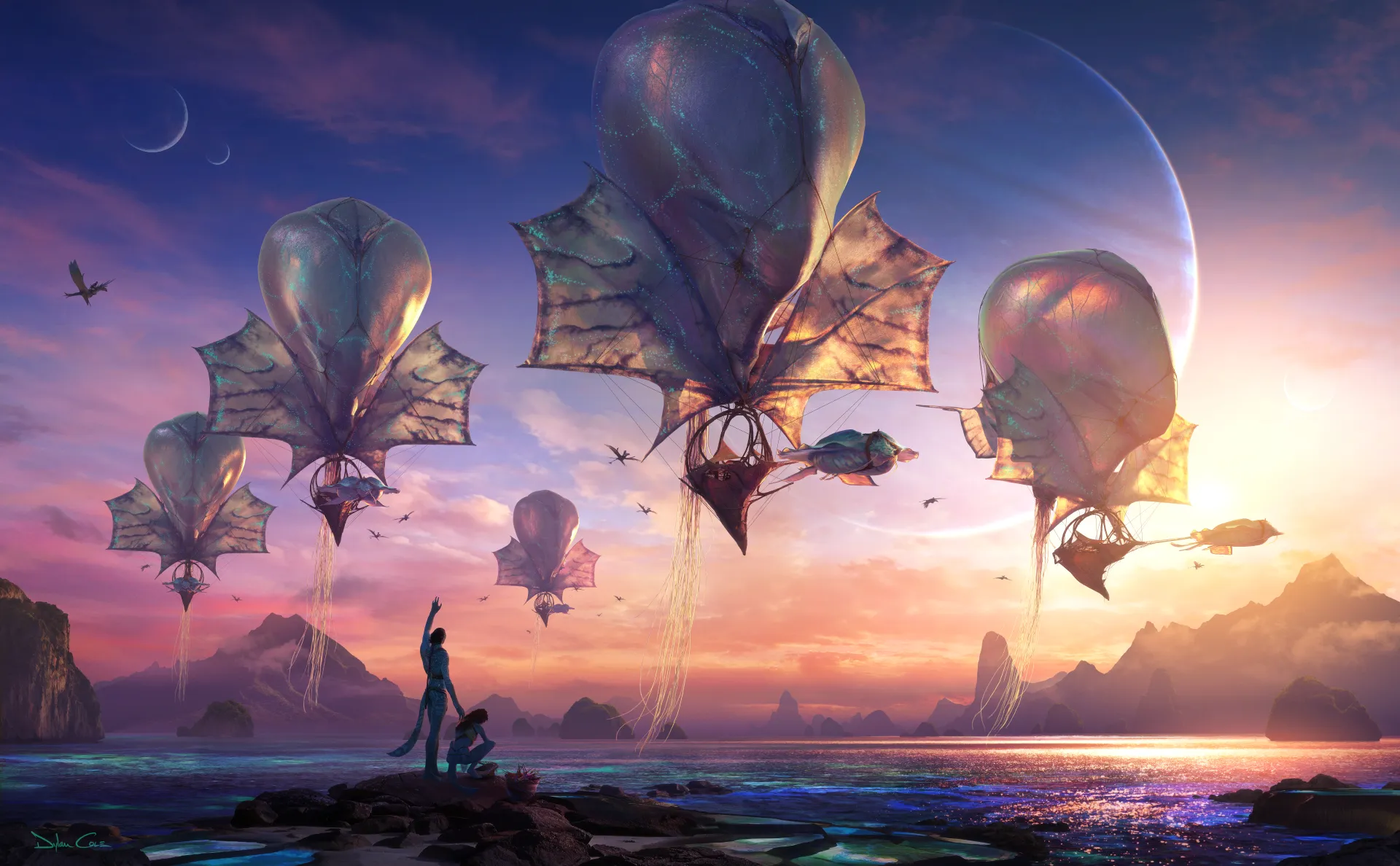 concept art di Avatar: Fuoco e Cenere, film di James Cameron