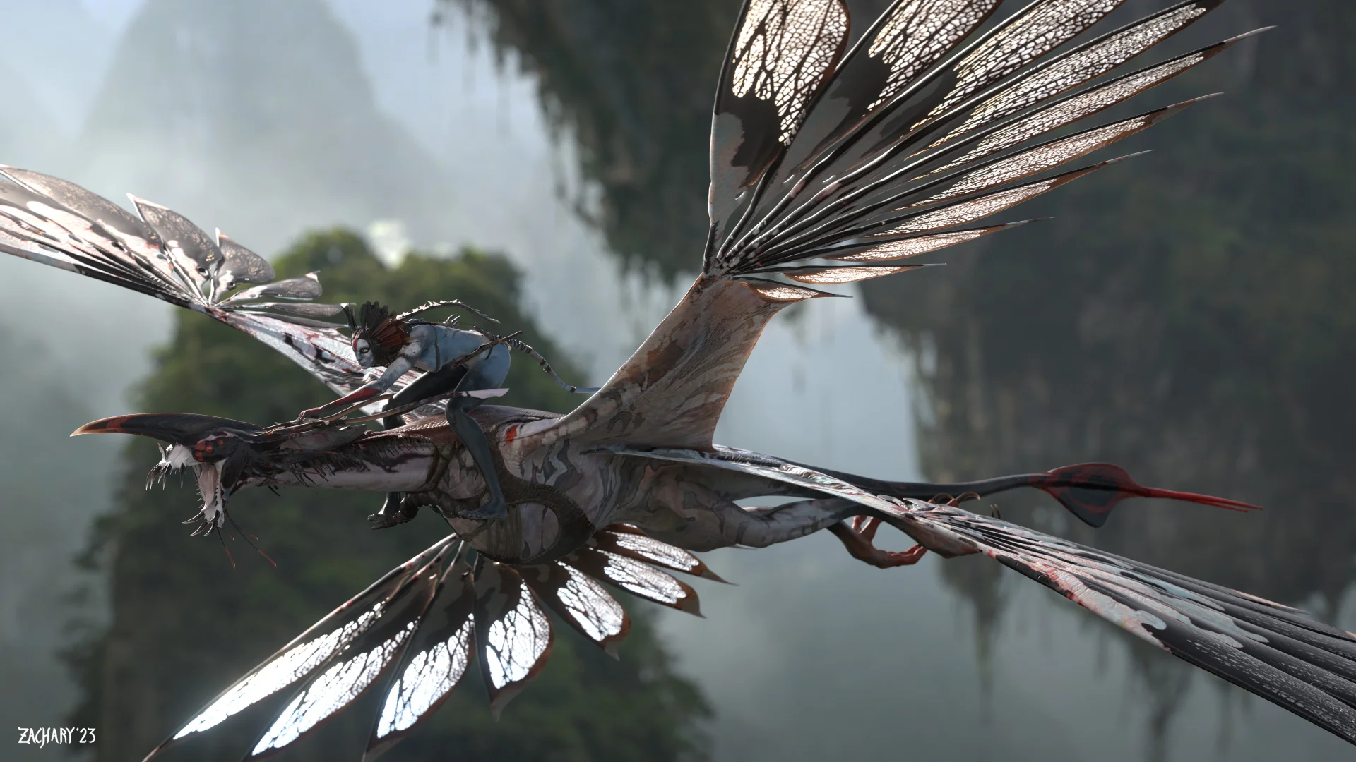 concept art di Avatar: Fuoco e Cenere, film di James Cameron