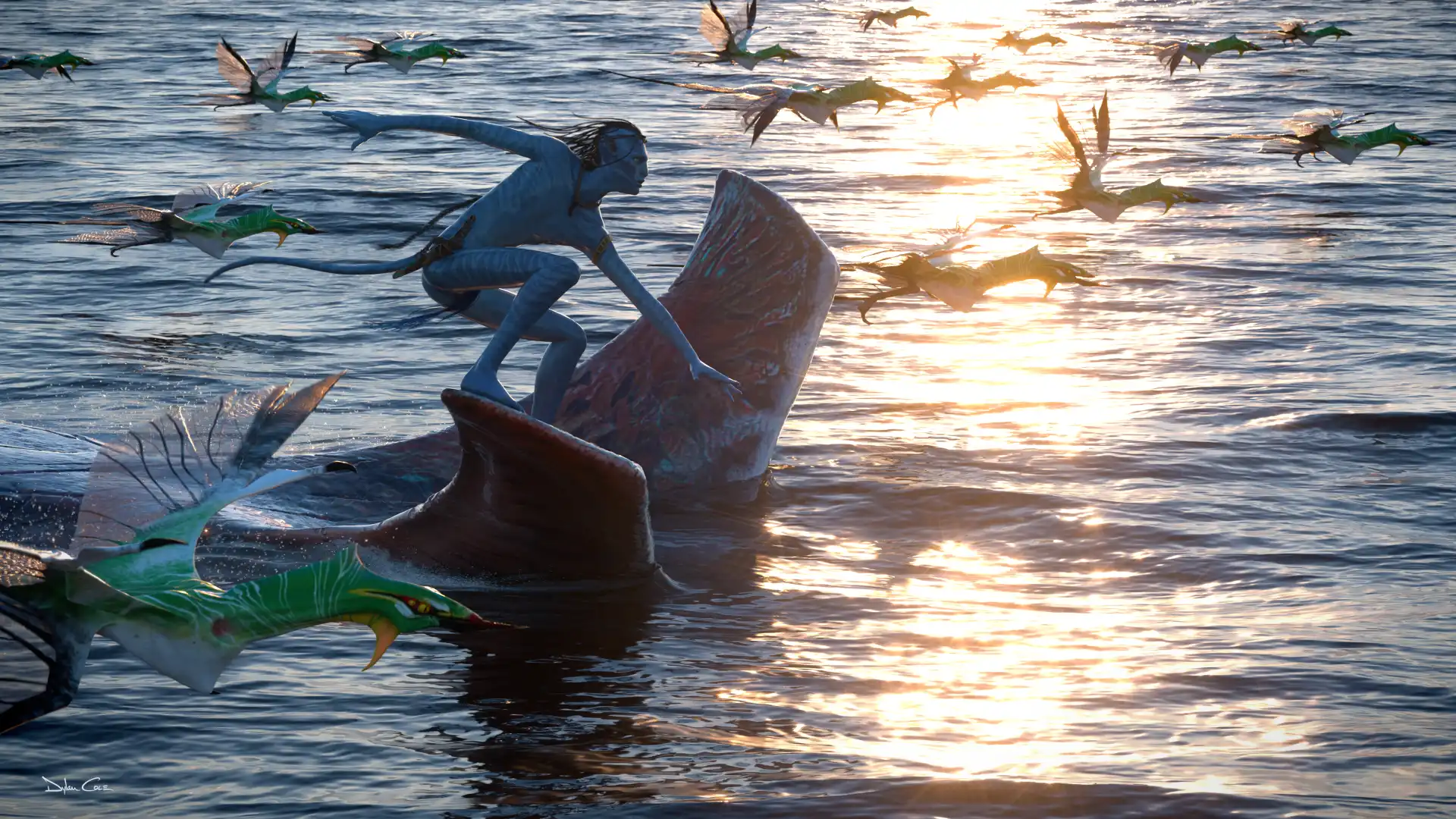 concept art di Avatar: Fuoco e Cenere, film di James Cameron