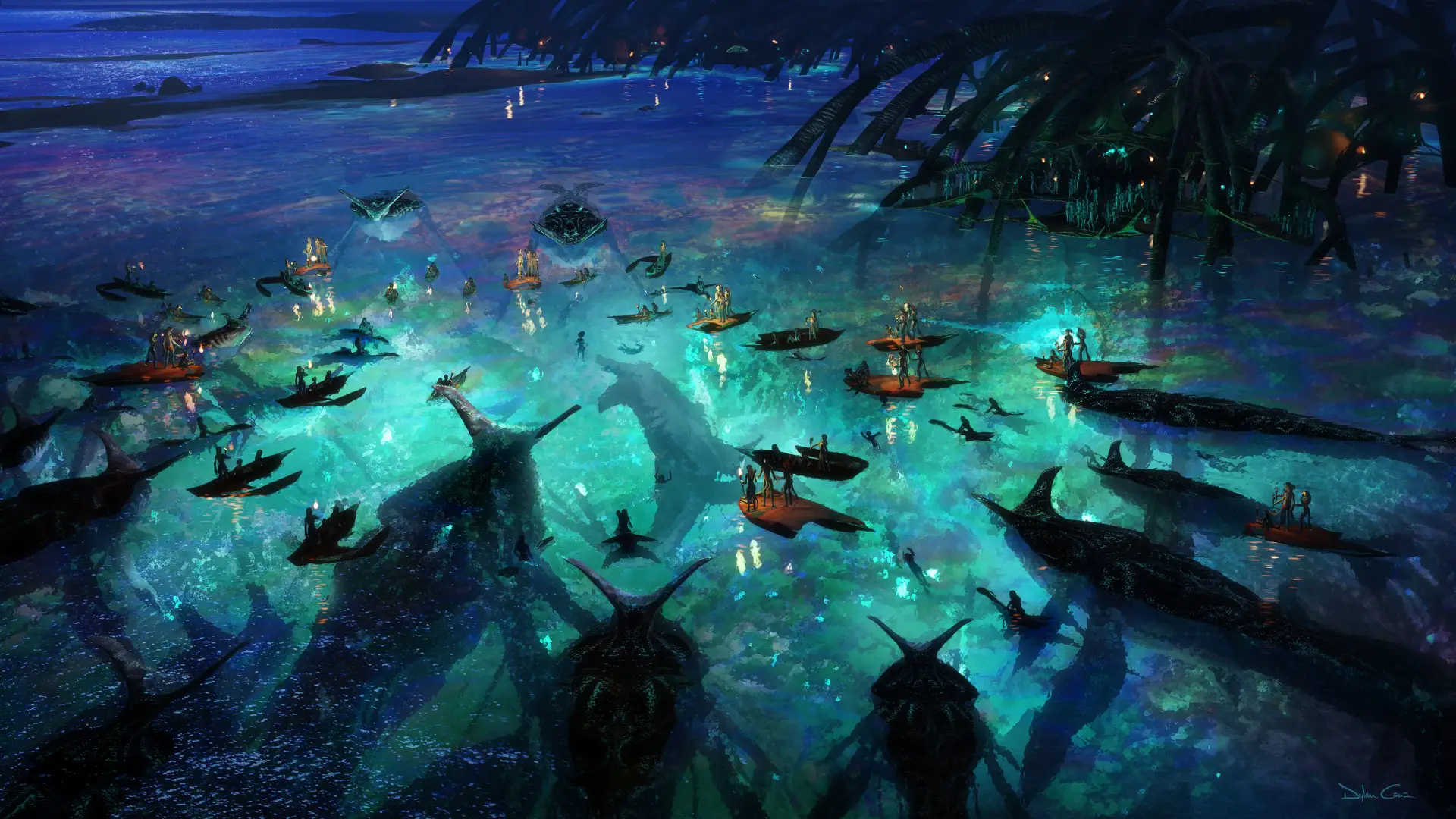 concept art di Avatar: Fuoco e Cenere, film di James Cameron