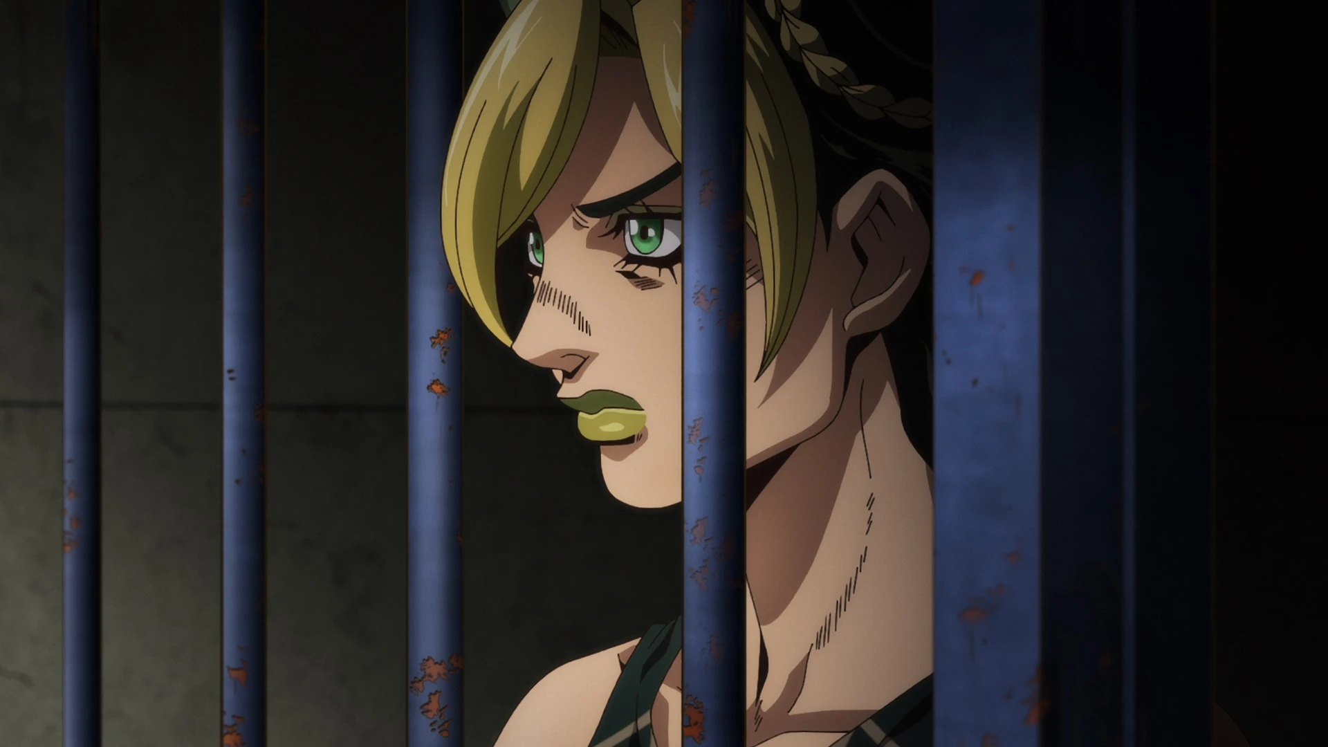 una scena da JoJo's Bizarre Adventure - Stone Ocean