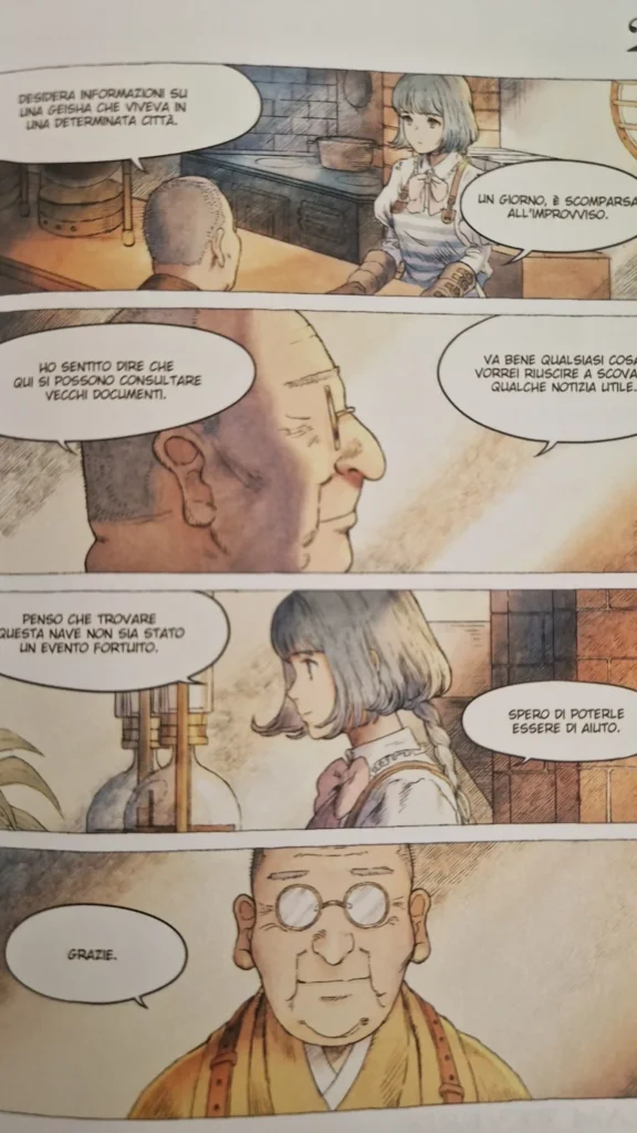 una tavola dal fumetto