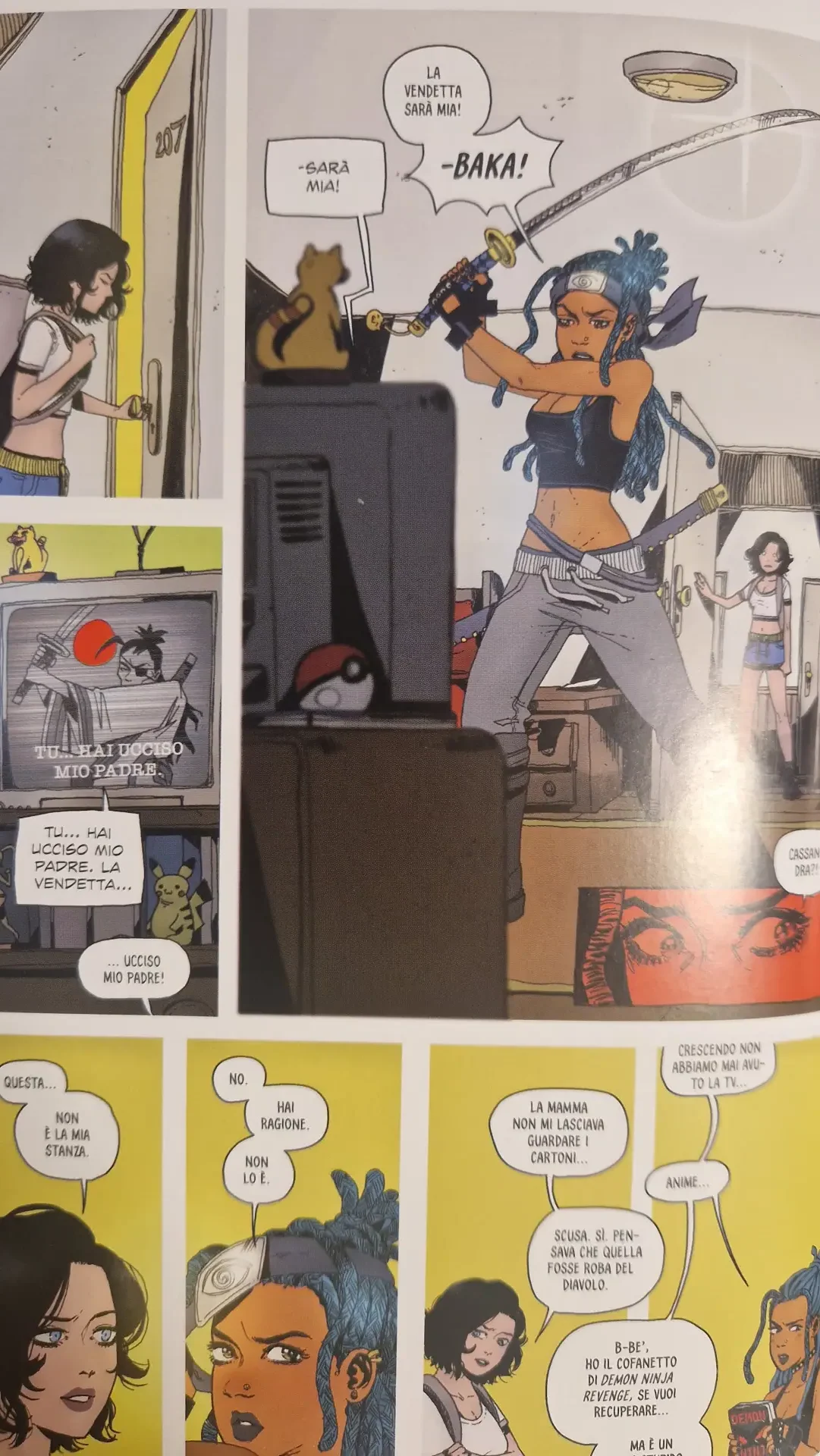 una tavola del fumetto