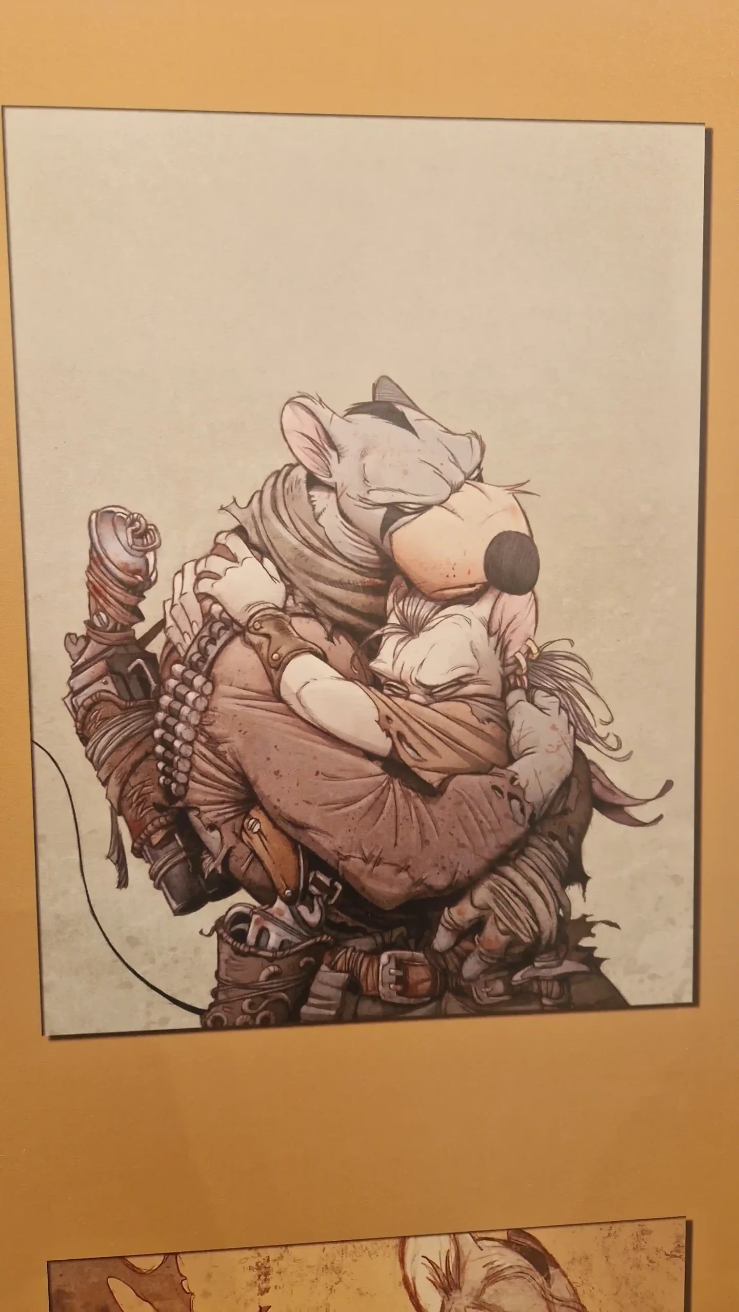 allestimenti dalla mostra Oscar Martín. Da Tom & Jerry all'epica di Solo