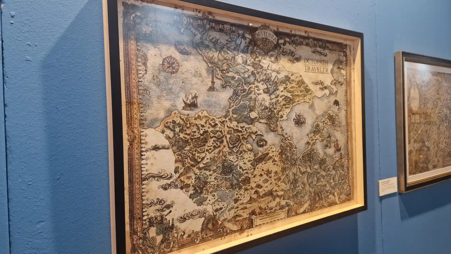 allestimenti della mostra La geografia dell'immaginario e del sogno. L'arte di Francesca Baerald